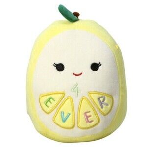 Kellytoy Squishmallows Leticia Lemon 4 Ever Stuffed Toy Squish New 7.5”
